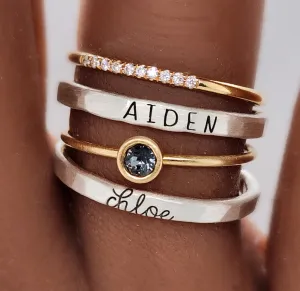 The Athena Ring Set