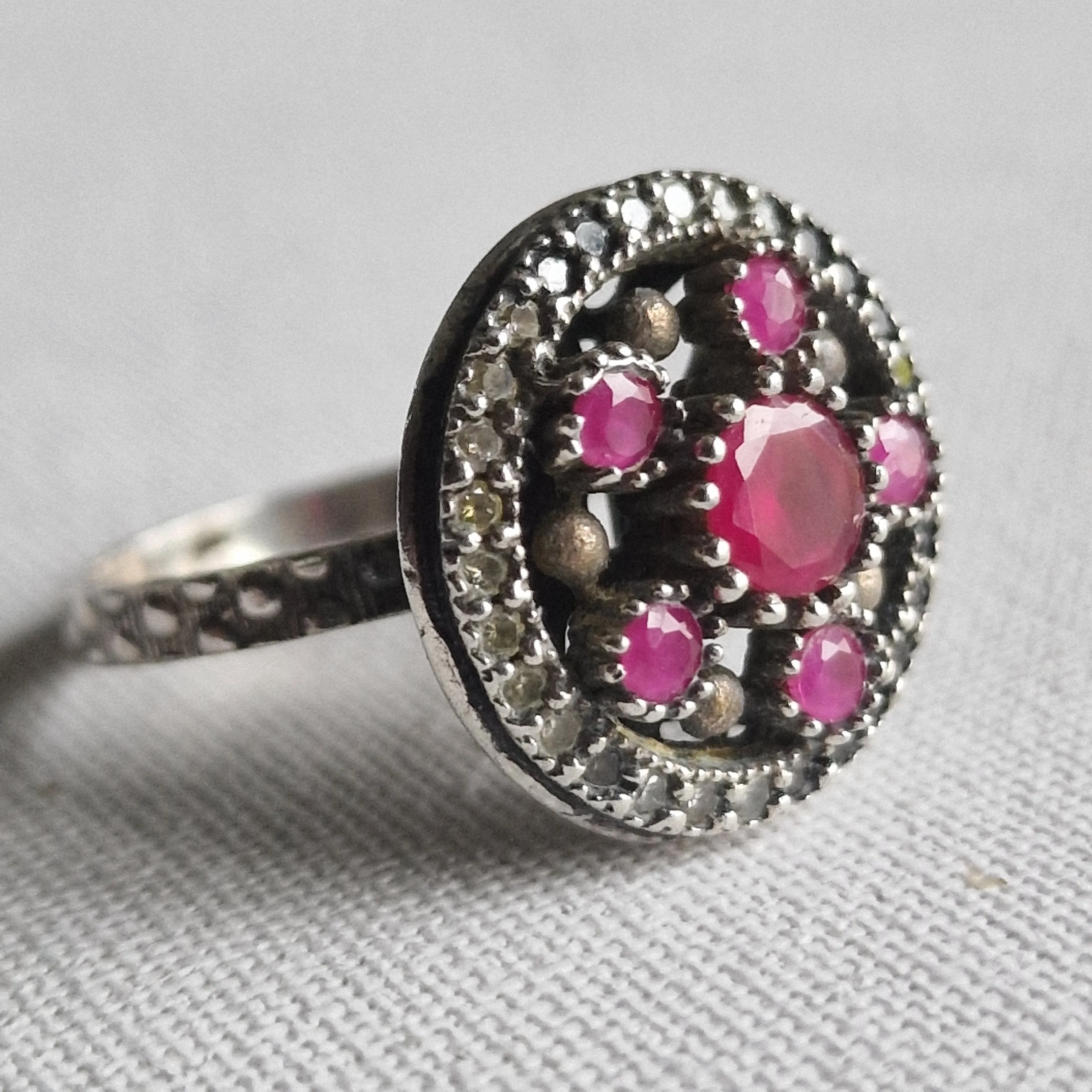 Timeless Beauty of a Handcrafted Ruby Vintage Ring
