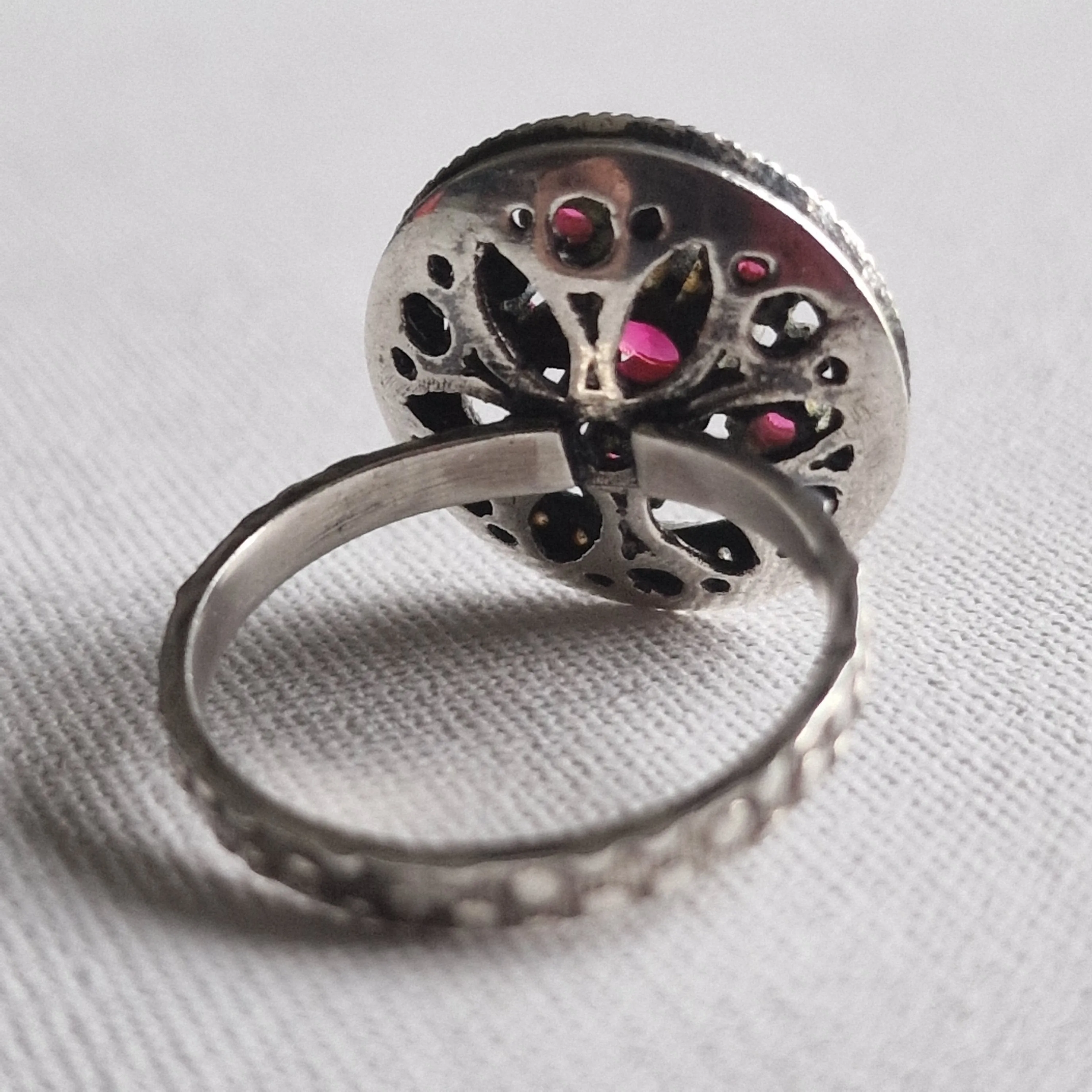Timeless Beauty of a Handcrafted Ruby Vintage Ring