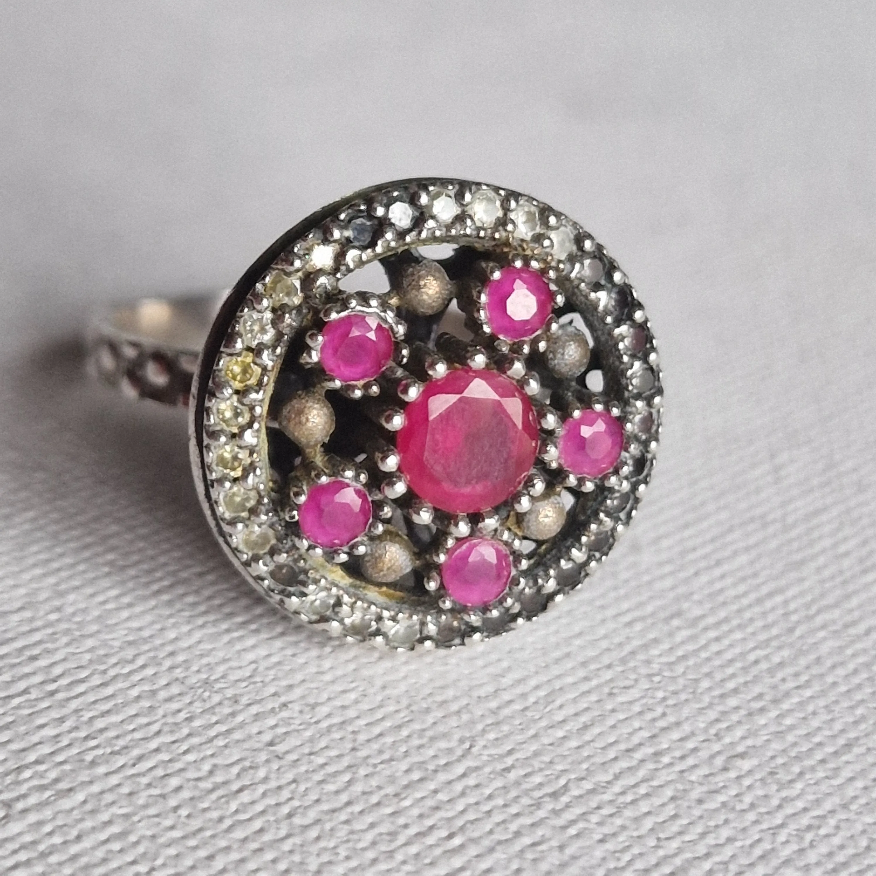 Timeless Beauty of a Handcrafted Ruby Vintage Ring