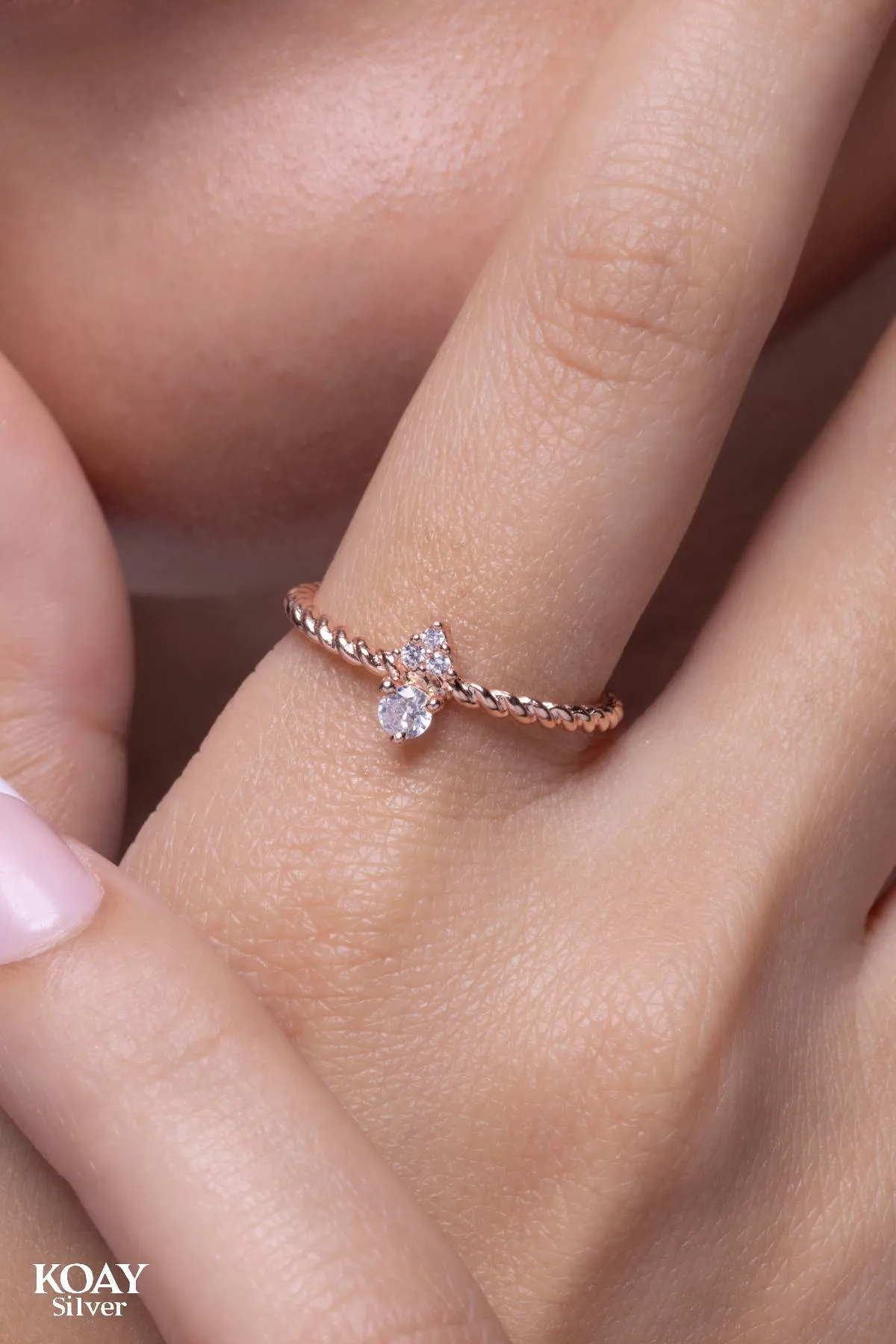 Tiny Zircon RG Ring