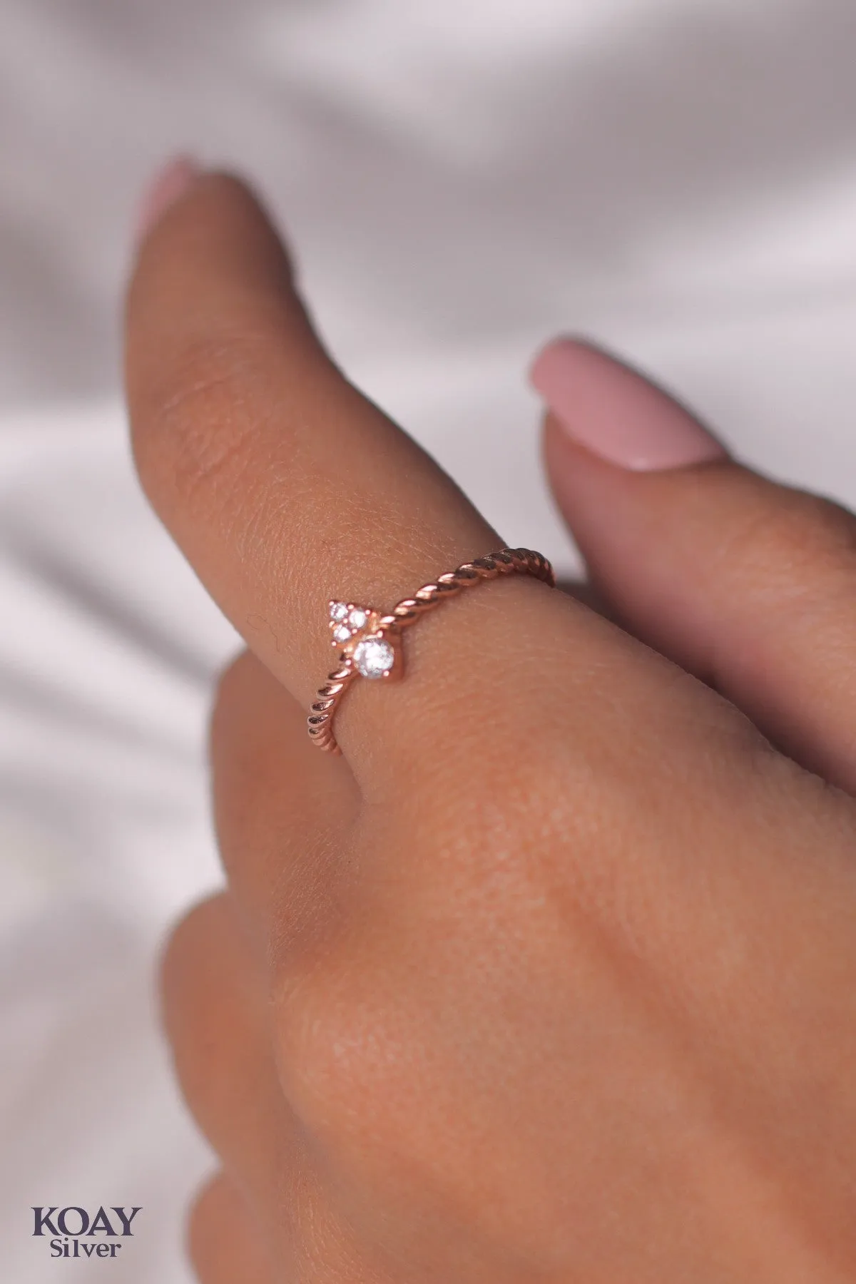 Tiny Zircon RG Ring