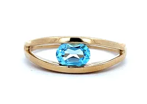 Topaz Yellow Gold Ring