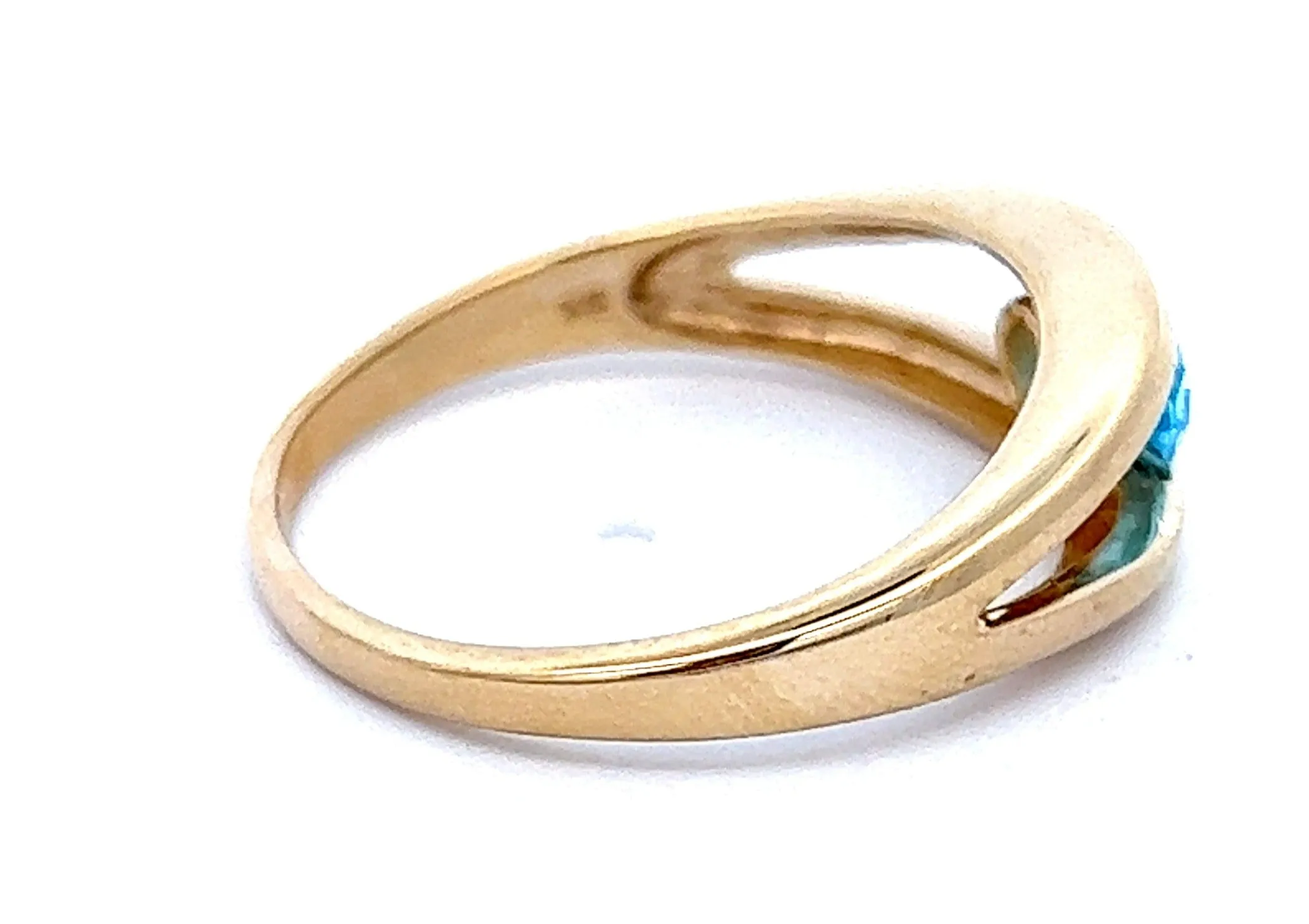 Topaz Yellow Gold Ring
