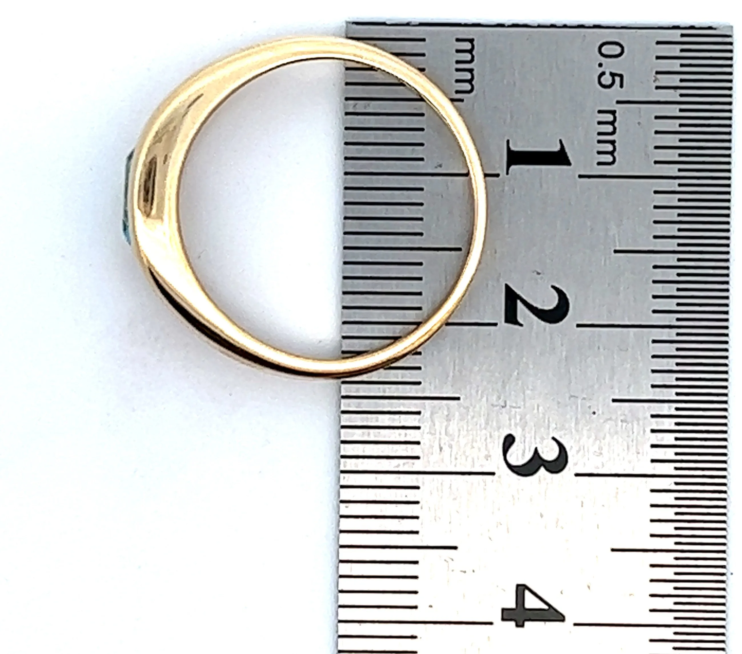 Topaz Yellow Gold Ring