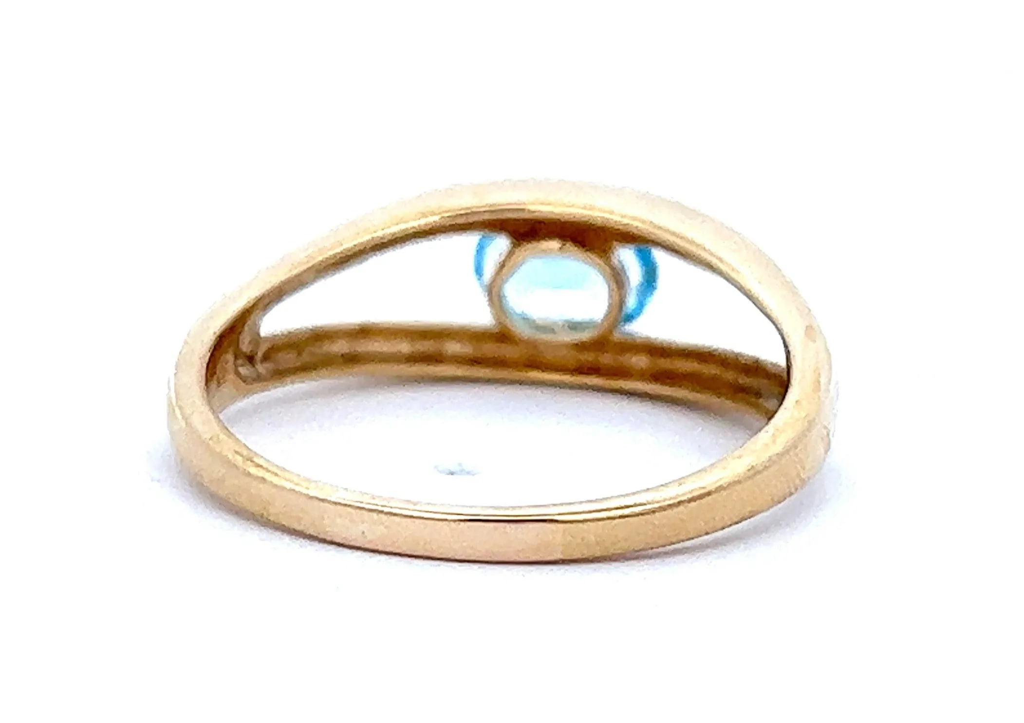 Topaz Yellow Gold Ring