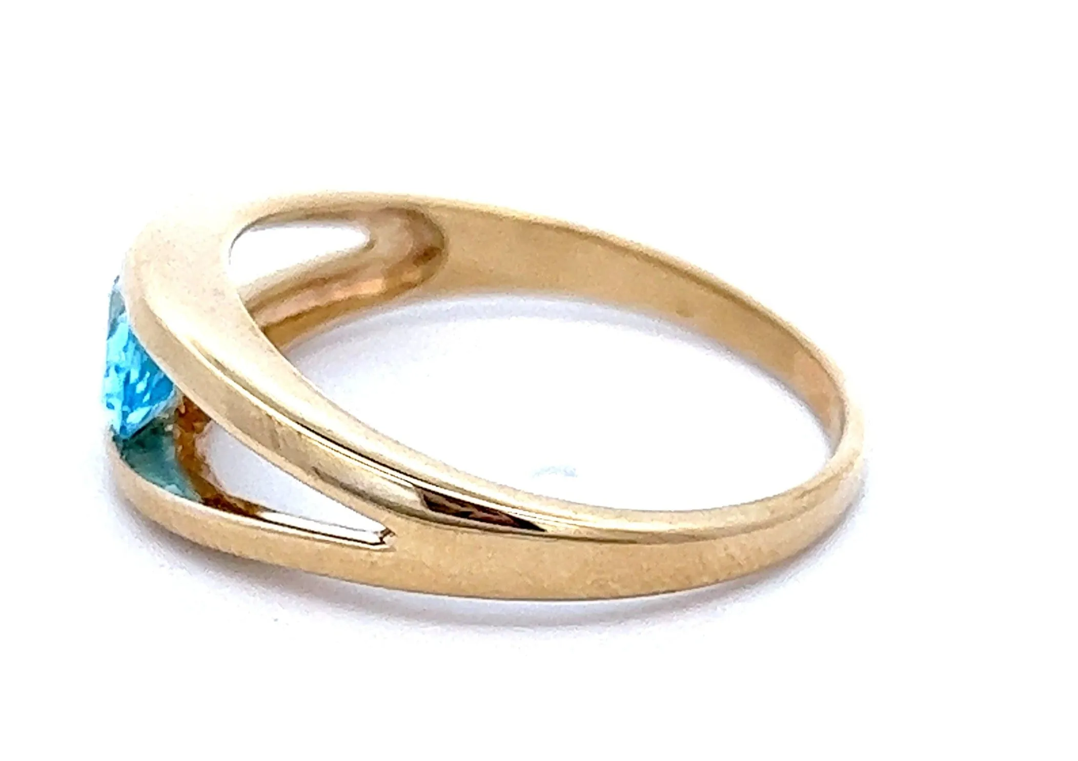 Topaz Yellow Gold Ring