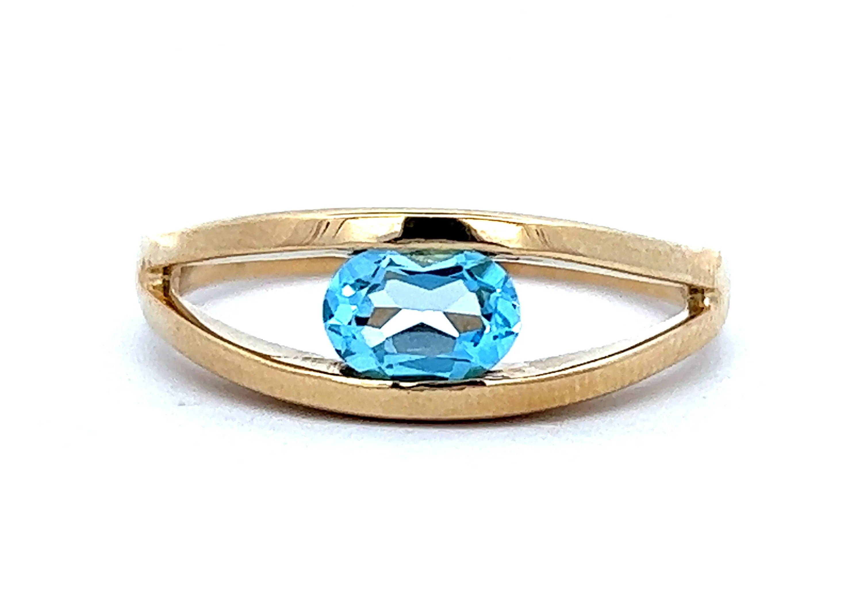 Topaz Yellow Gold Ring