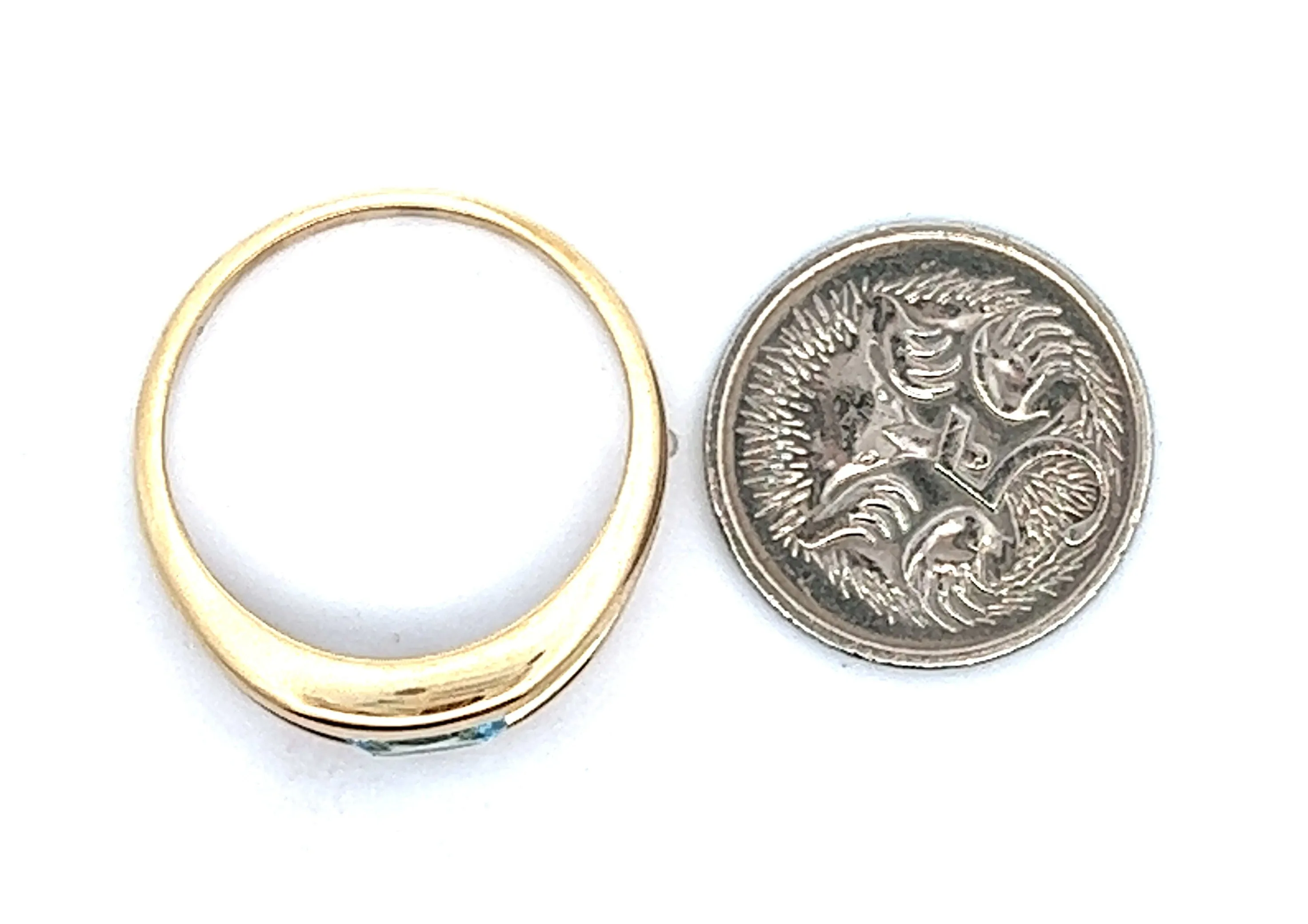 Topaz Yellow Gold Ring