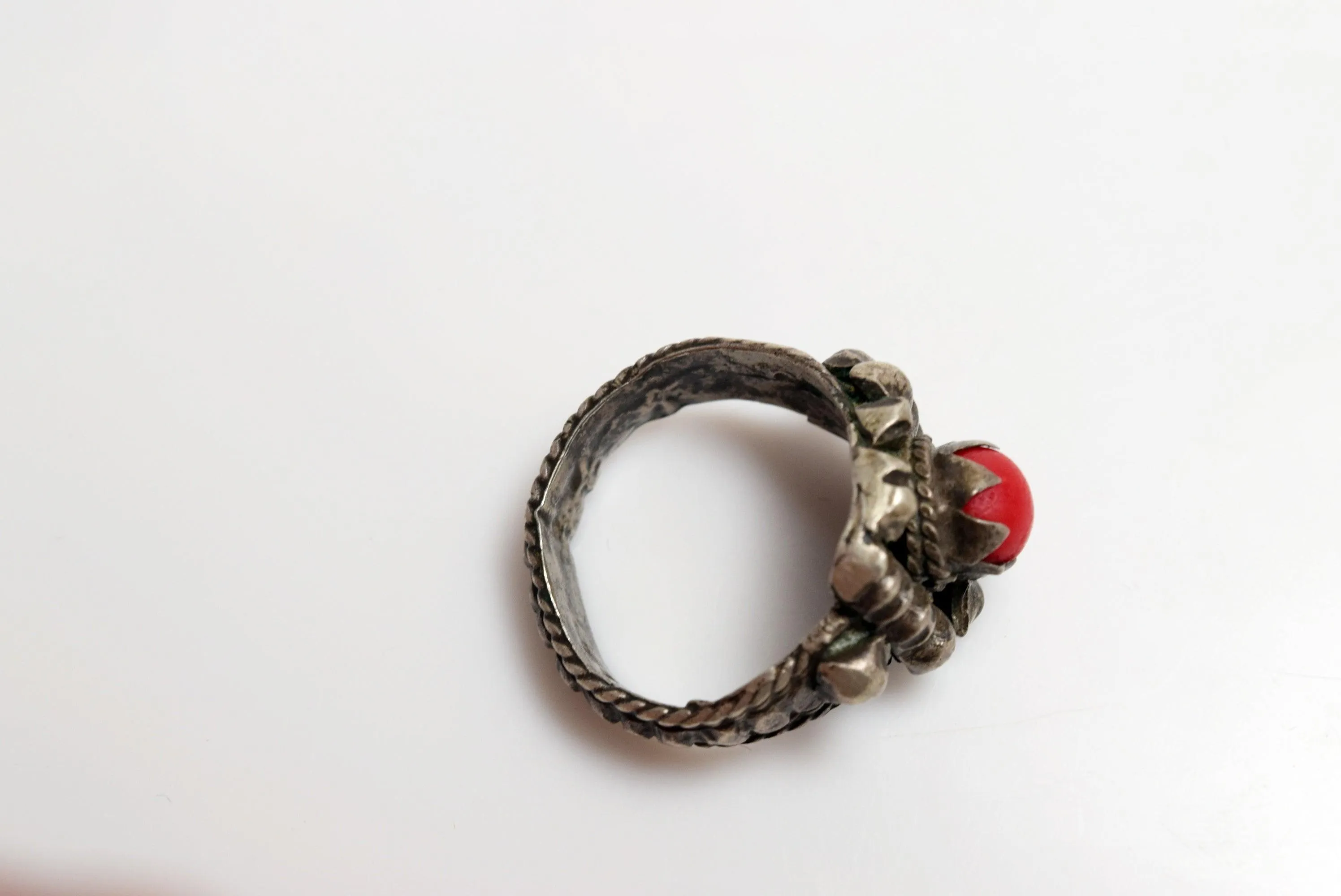Vintage Bedouin Yemeni Ring - Size 8 and a Half