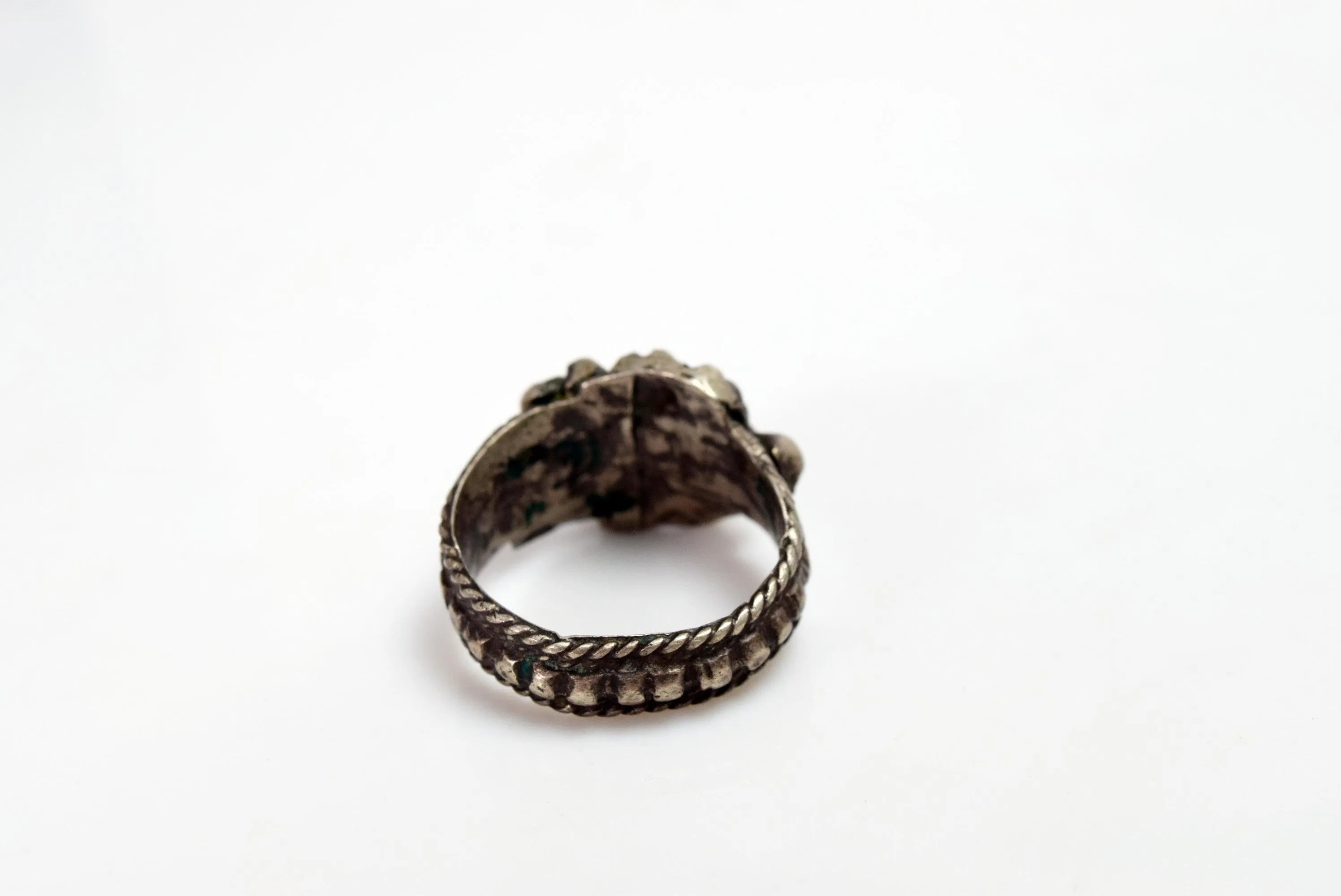 Vintage Bedouin Yemeni Ring - Size 8 and a Half