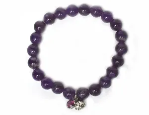 Violet Lotus - Amethyst Bracelet