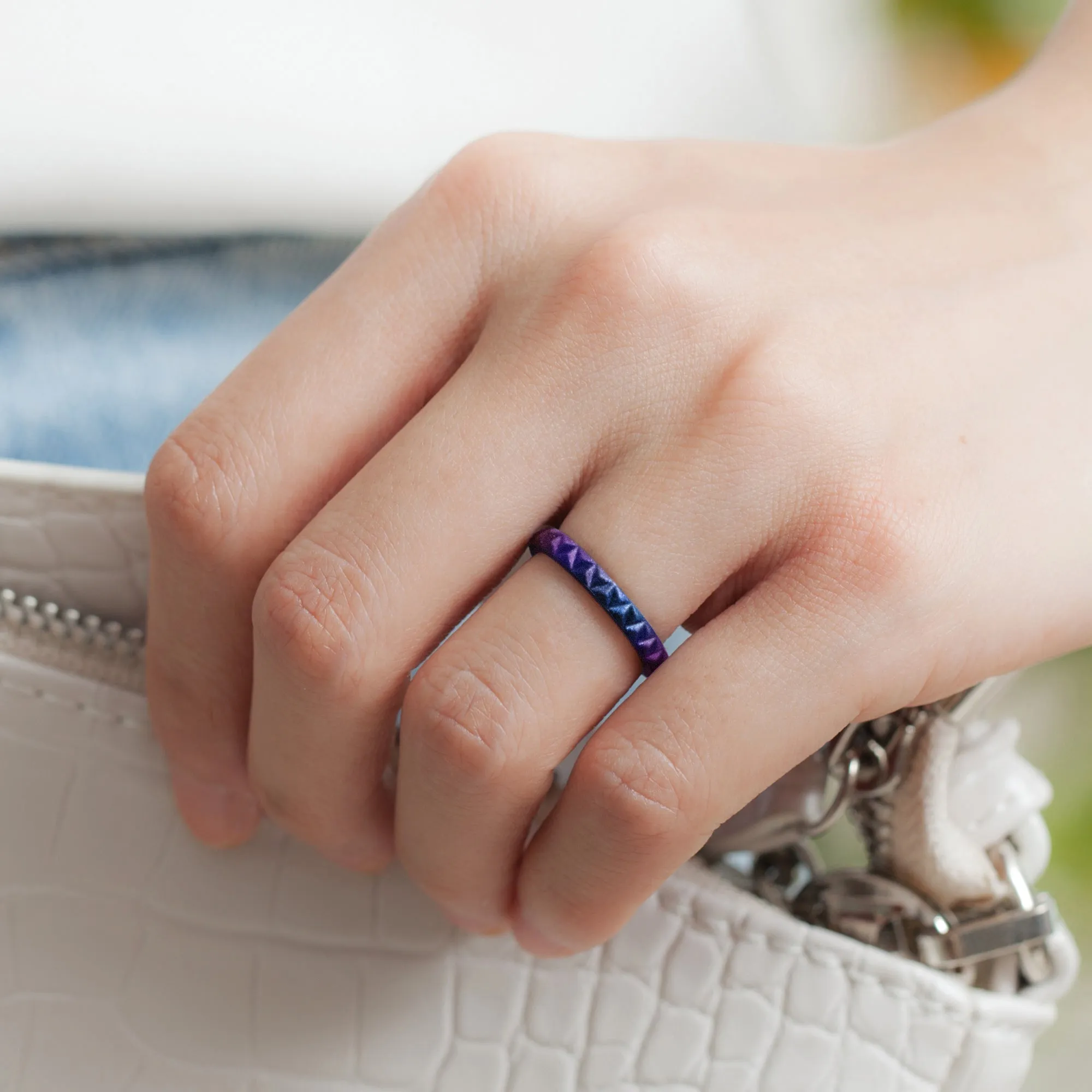 Women's Stackable Aurora 1 - Silicone Ring