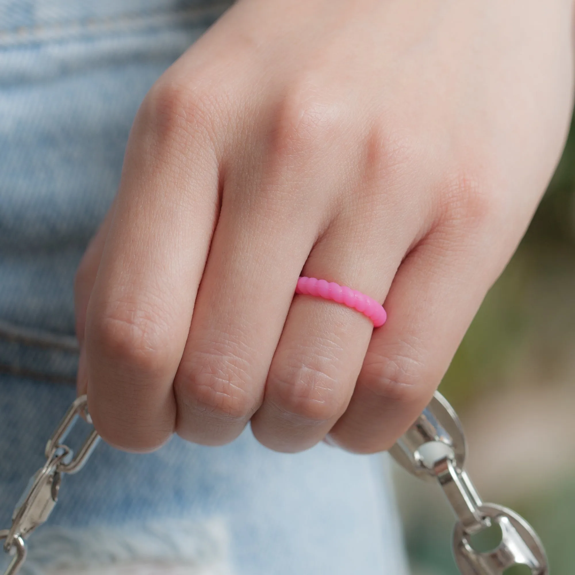 Women's Stackable Blossom 1 - Silicone Ring