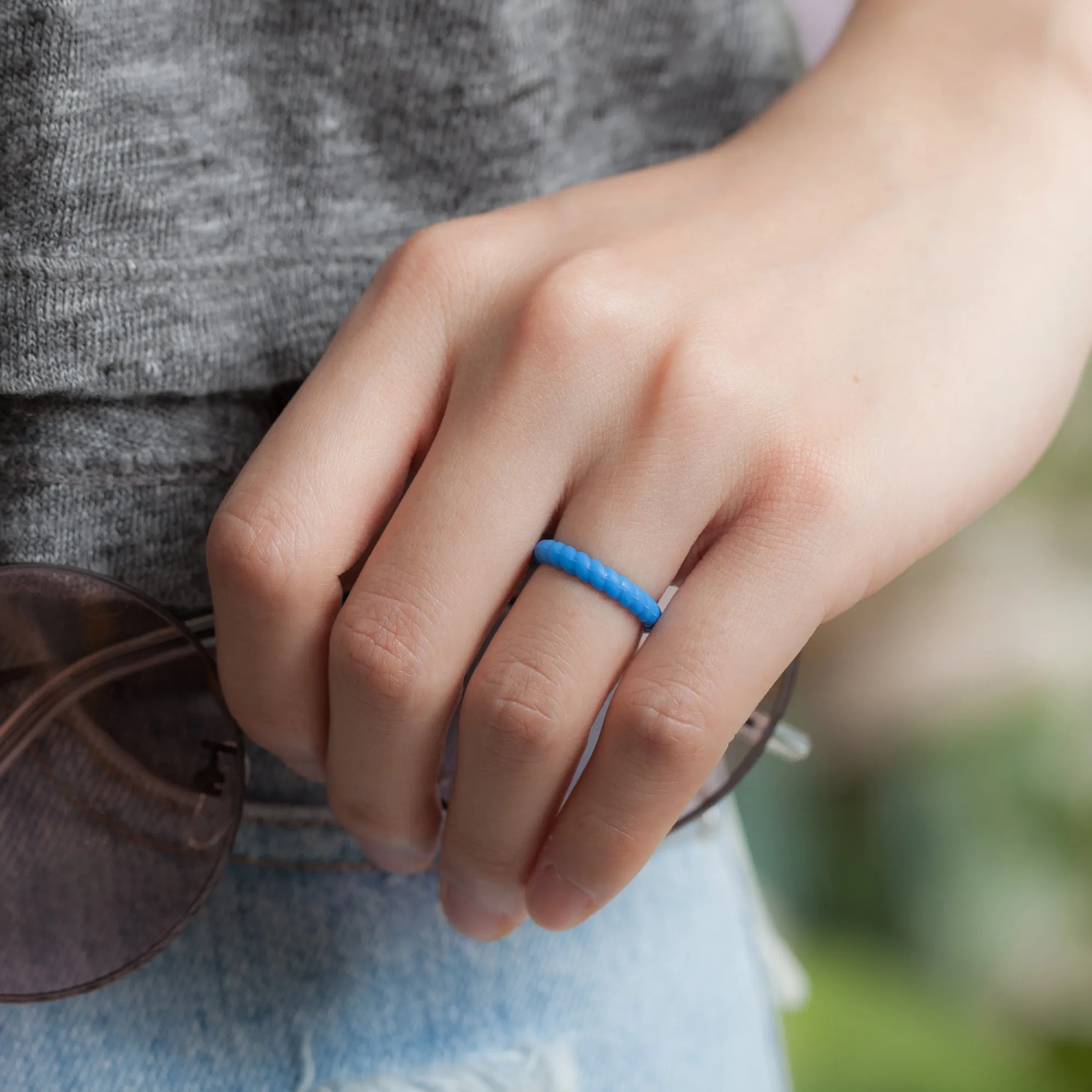 Women's Stackable Blossom 1 - Silicone Ring