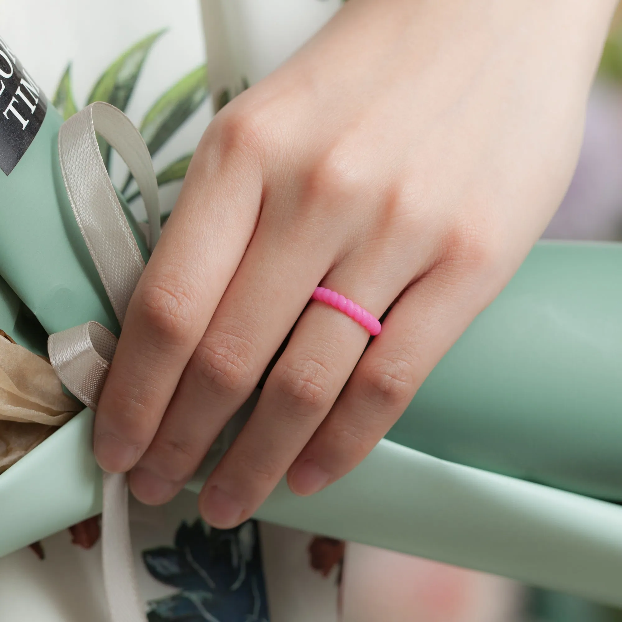 Women's Stackable Blossom 1 - Silicone Ring